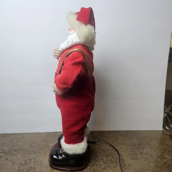 Jingle Bell Rock Santa Musical Animated Christmas Decor Vintage Decorations - Picture 6 of 10